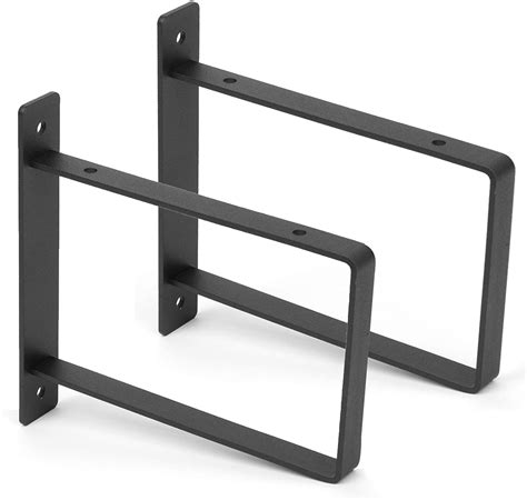 metal hanging brackets|rectangular metal bracket.